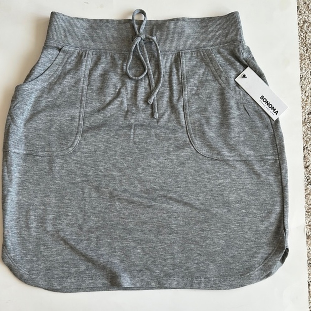 Sonoma grey pull on mini skirt Extra Small